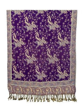 Small Paisley Scarf Purple Small Paisley Scarf Purple