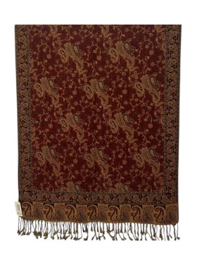 Small Paisley Scarf Coffee Small Paisley Scarf Coffee