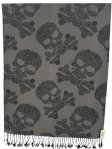 (image for) Skull Pattern Pashmina NY23208 1 DZ, Asst. Color