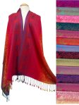 (image for) Rainbow Elephant Pattern Pashmina 1 DZ, Asst. Color