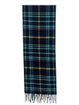 (image for) Cashmere Feel Plaid Scarf 12-pack Navy/Teal/Yellow/Purple