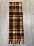 (image for) Cashmere Feel Checker Scarf 12-pack Green/Yellow/Red SW-47