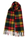 (image for) Cashmere Feel Checker Scarf 12-pack Green/Yellow/Red