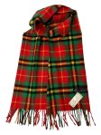 (image for) Cashmere Feel Plaid Scarf 12-pack Red/Green/Yellow/Black