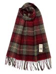 (image for) Cashmere Feel Plaid Scarf 12-pack Red/Black/Cream