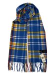 (image for) Cashmere Feel Plaid Scarf 12-pack Blue/Yellow/Red/White SW-55