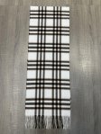 (image for) Cashmere Feel Plaid Scarf 12-pack White/Beige/Black