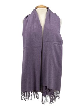 Cashmere Feel Shawl Light Purple