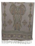 (image for) Geometric Giant Elephant Pashmina 1 DZ, Asst. Color NY23205