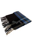 (image for) Plaid Cashmere Feel Scarf 12-pack Grey/Navy/Brown CSW-12