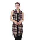 (image for) Plaid Cashmere Feel Scarf 12-pack BEIGE /NAVY /Red CSW23
