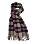 (image for) Plaid Cashmere Feel Scarf 12-pack BEIGE /NAVY /Red CSW23