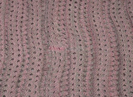 (image for) Stripe Loop Scarf Pink