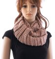 (image for) Stripe Loop Scarf Pink