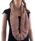 (image for) Stripe Loop Scarf Pink